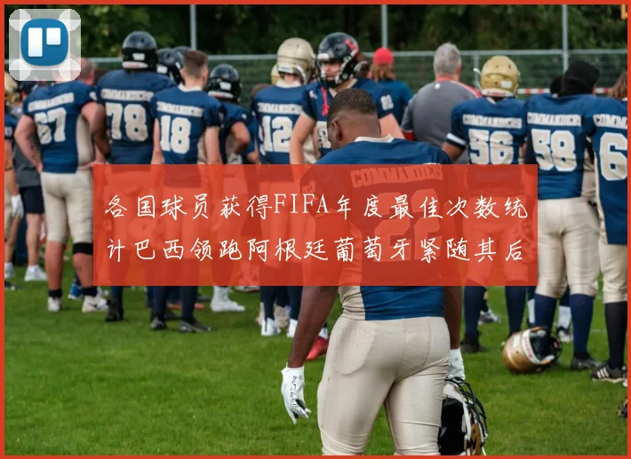 各国球员获得FIFA年度最佳次数统计巴西领跑阿根廷葡萄牙紧随其后